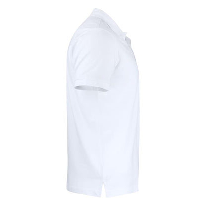 White - Side - James Harvest Mens Sunset Modern Polo Shirt