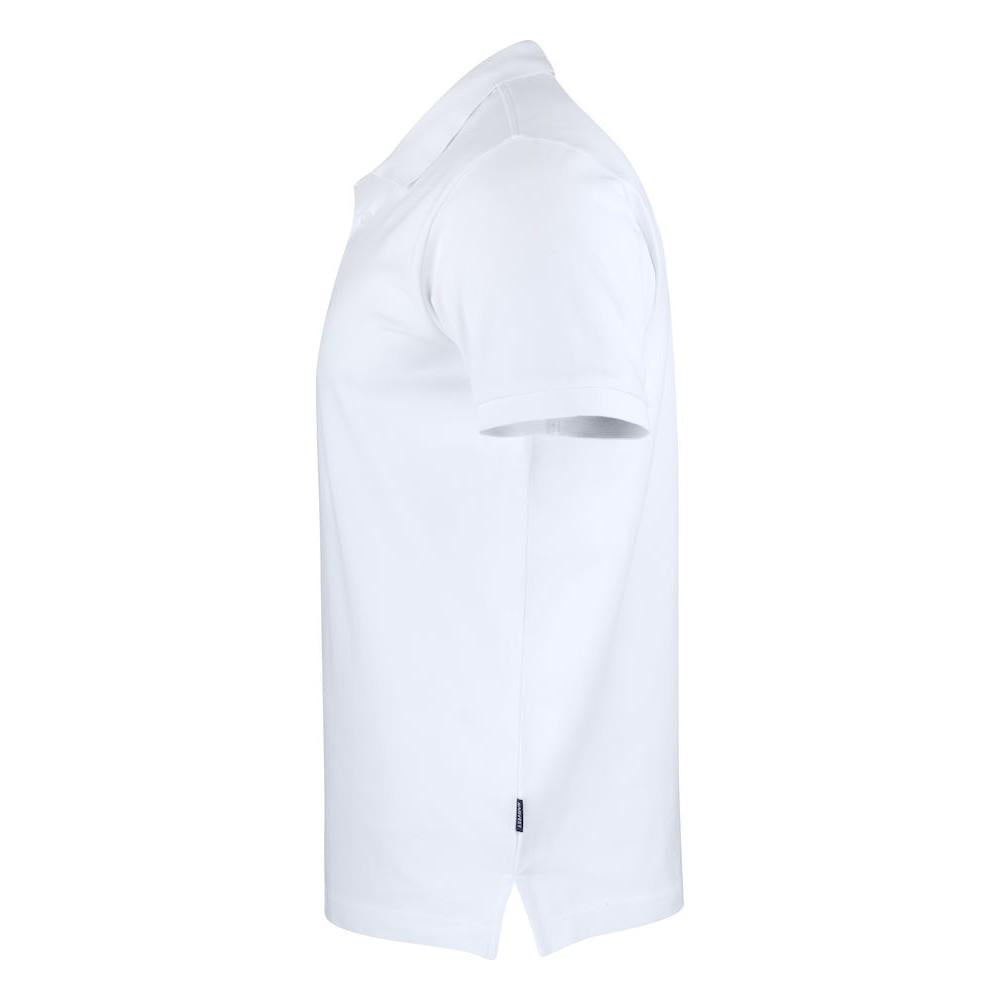 White - Lifestyle - James Harvest Mens Sunset Modern Polo Shirt