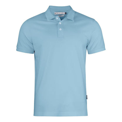 Light Turquoise - Front - James Harvest Mens Sunset Modern Polo Shirt