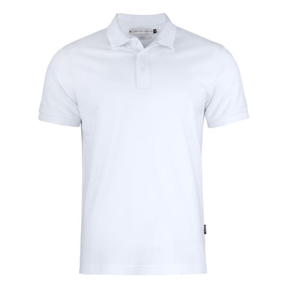 White - Front - James Harvest Mens Sunset Modern Polo Shirt