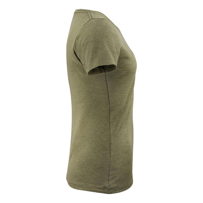 Moss Green - Lifestyle - James Harvest Womens-Ladies Twoville T-Shirt
