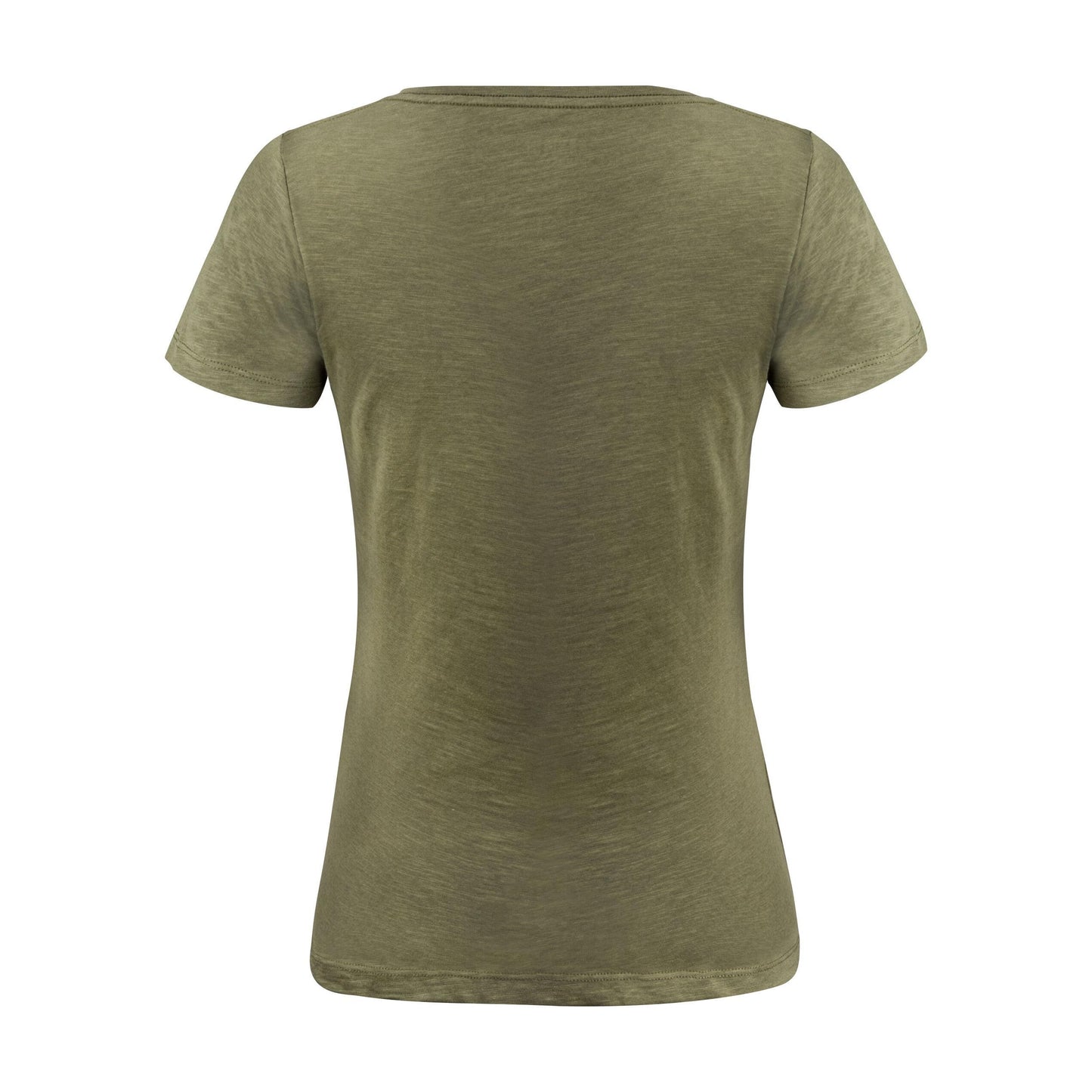 Moss Green - Pack Shot - James Harvest Womens-Ladies Twoville T-Shirt
