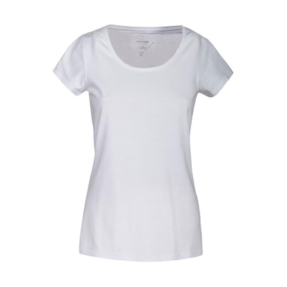 White - Back - James Harvest Womens-Ladies Twoville T-Shirt