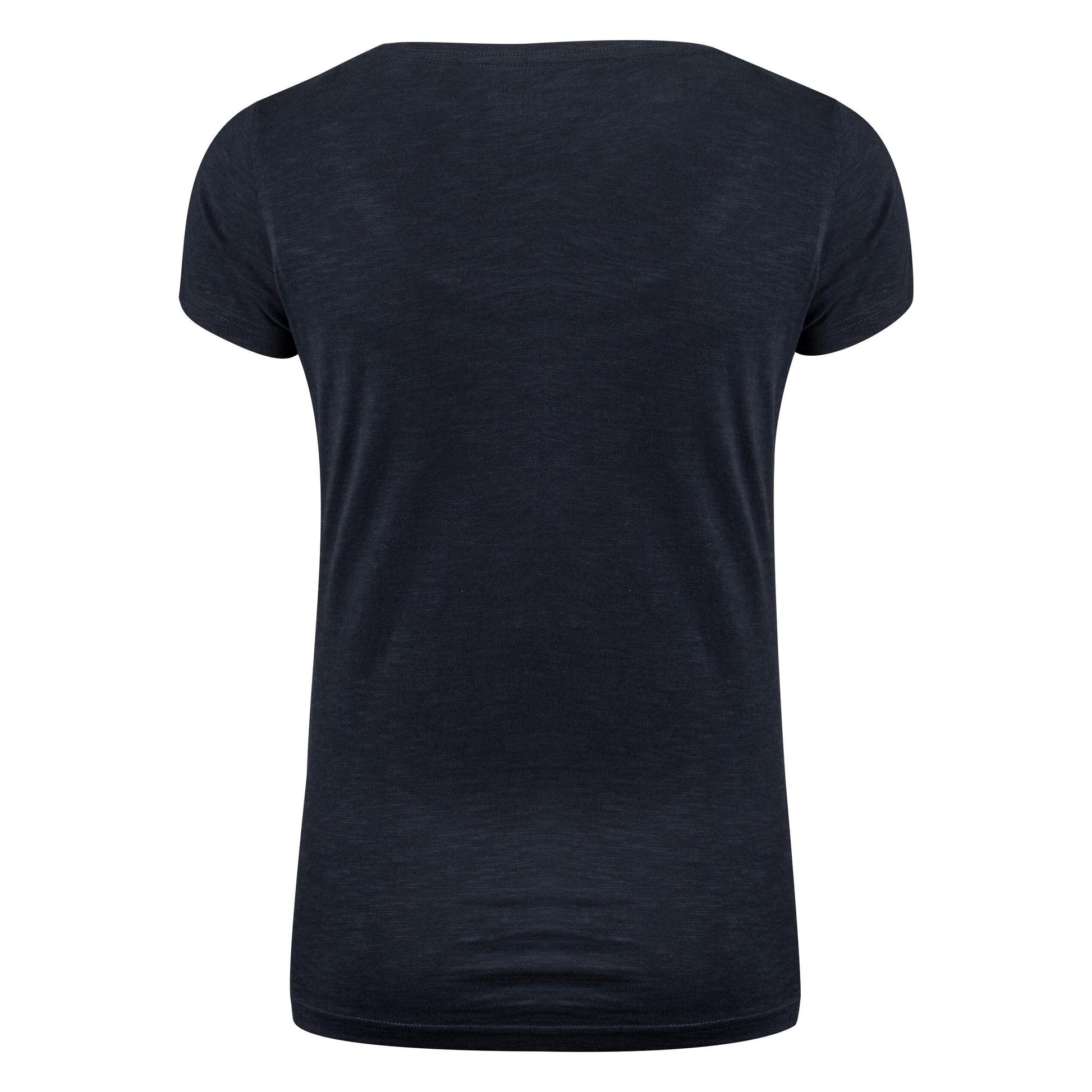 Navy - Pack Shot - James Harvest Womens-Ladies Twoville T-Shirt