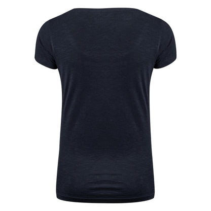 Navy - Pack Shot - James Harvest Womens-Ladies Twoville T-Shirt