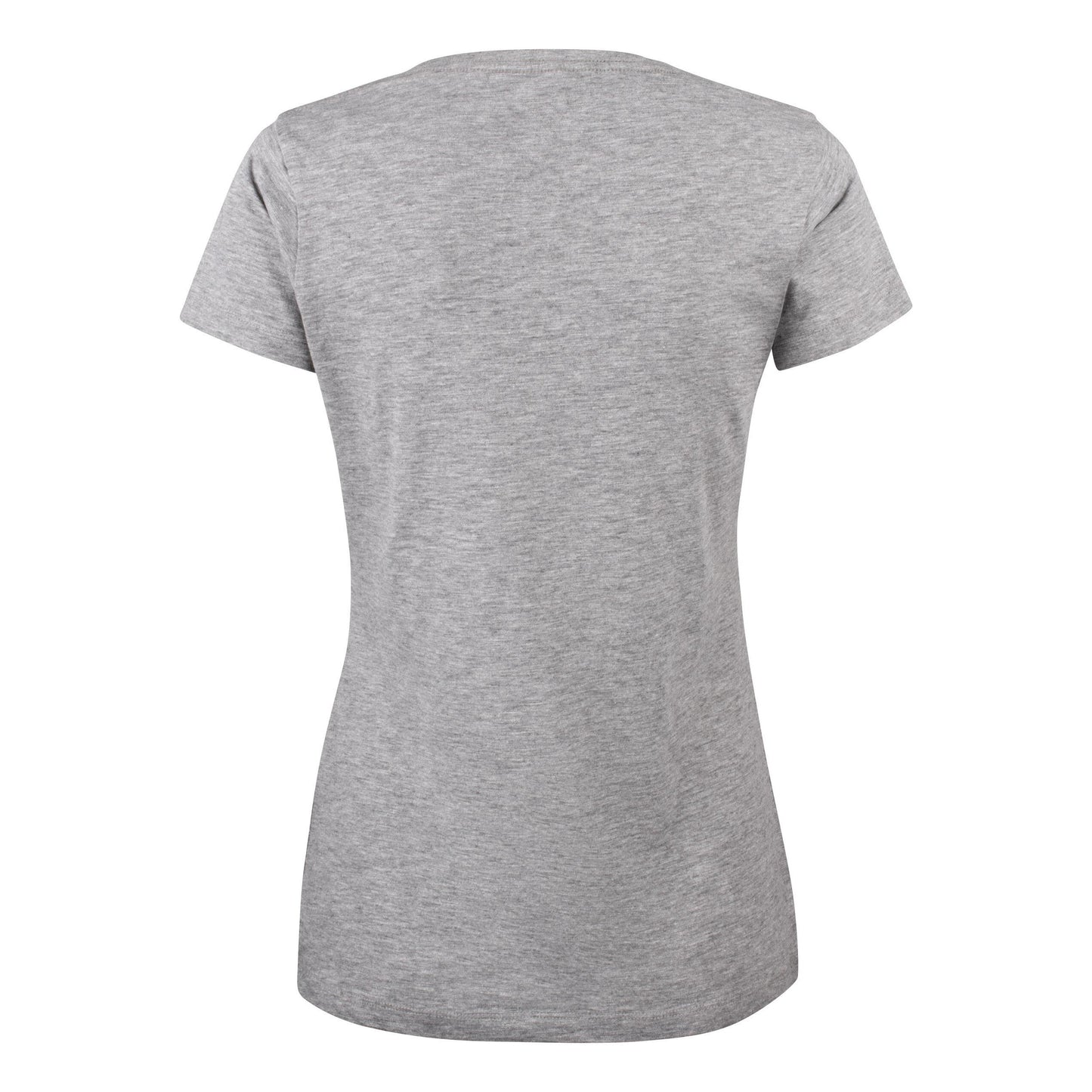 Grey Melange - Pack Shot - James Harvest Womens-Ladies Twoville T-Shirt