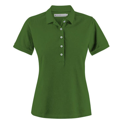 Sport Green - Front - James Harvest Womens-Ladies Sunset Polo Shirt