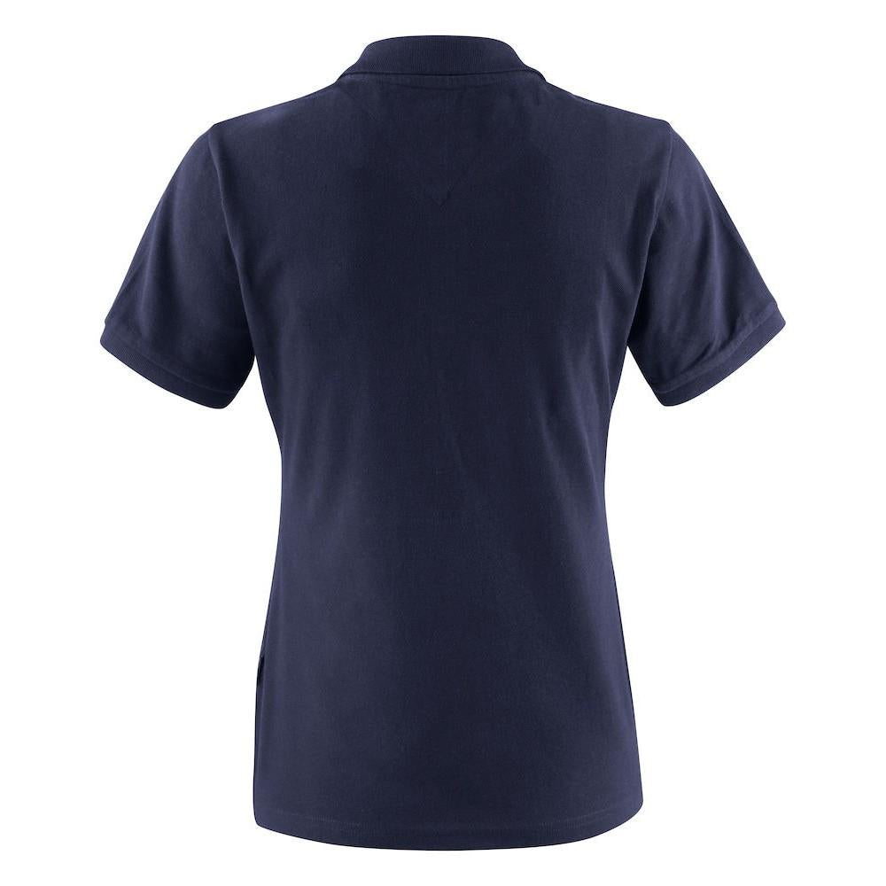 Navy - Back - James Harvest Womens-Ladies Sunset Polo Shirt
