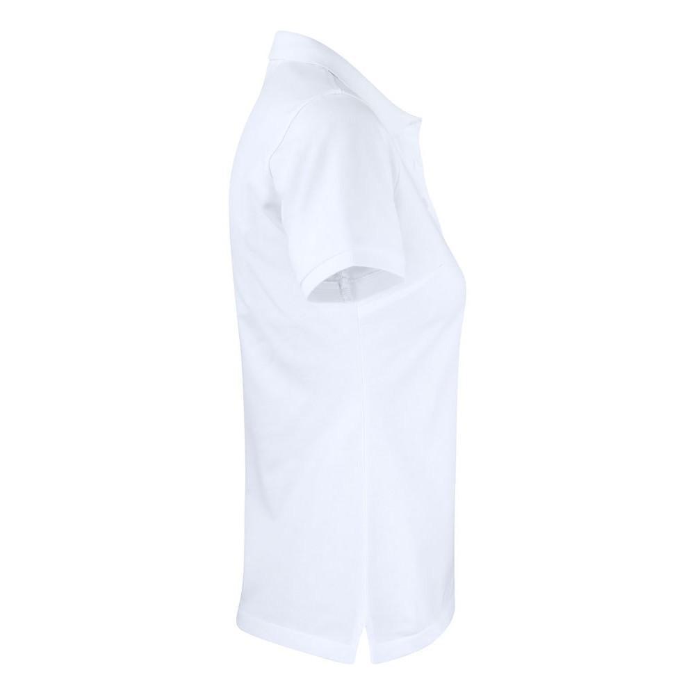 White - Side - James Harvest Womens-Ladies Sunset Polo Shirt