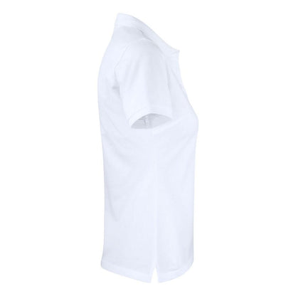 White - Side - James Harvest Womens-Ladies Sunset Polo Shirt