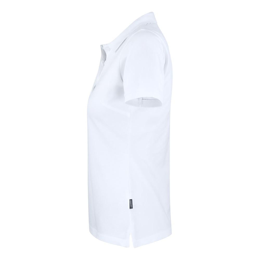 White - Lifestyle - James Harvest Womens-Ladies Sunset Polo Shirt