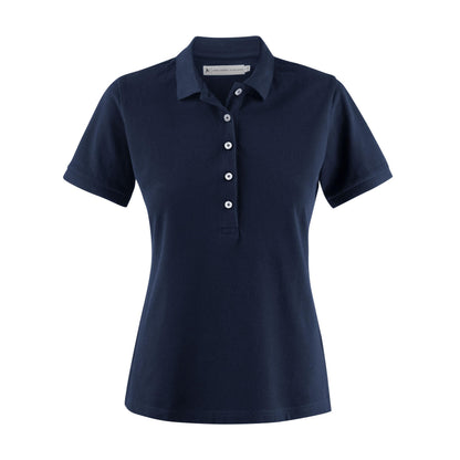 Light Turquoise - Front - James Harvest Womens-Ladies Sunset Polo Shirt