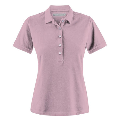 Light Pink - Front - James Harvest Womens-Ladies Sunset Polo Shirt