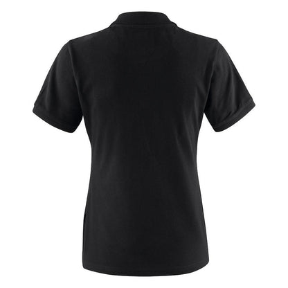 Black - Back - James Harvest Womens-Ladies Sunset Polo Shirt