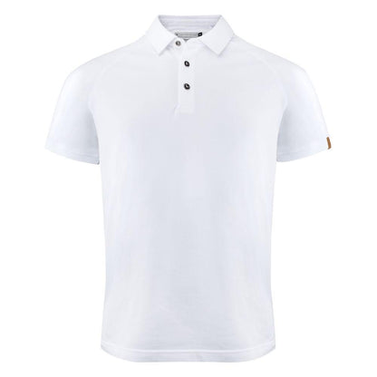 White - Front - Harvest Mens Brookings Regular Polo Shirt