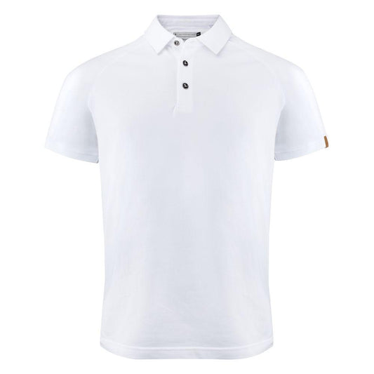 White - Front - Harvest Mens Brookings Regular Polo Shirt