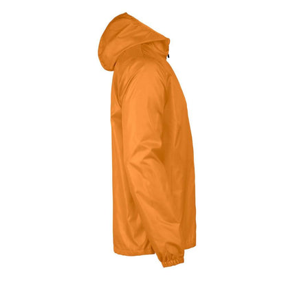 Orange - Side - Printer RED Mens Fastplant Waterproof Jacket