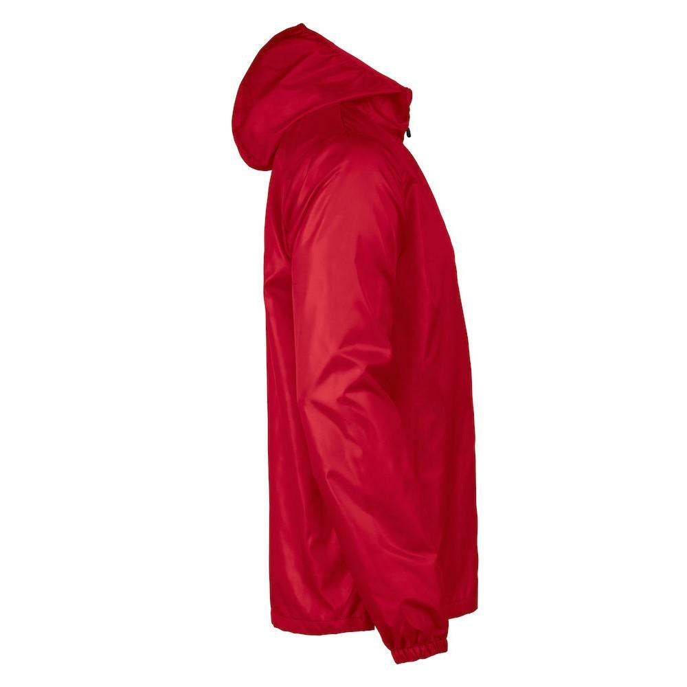 Red - Side - Printer RED Mens Fastplant Waterproof Jacket