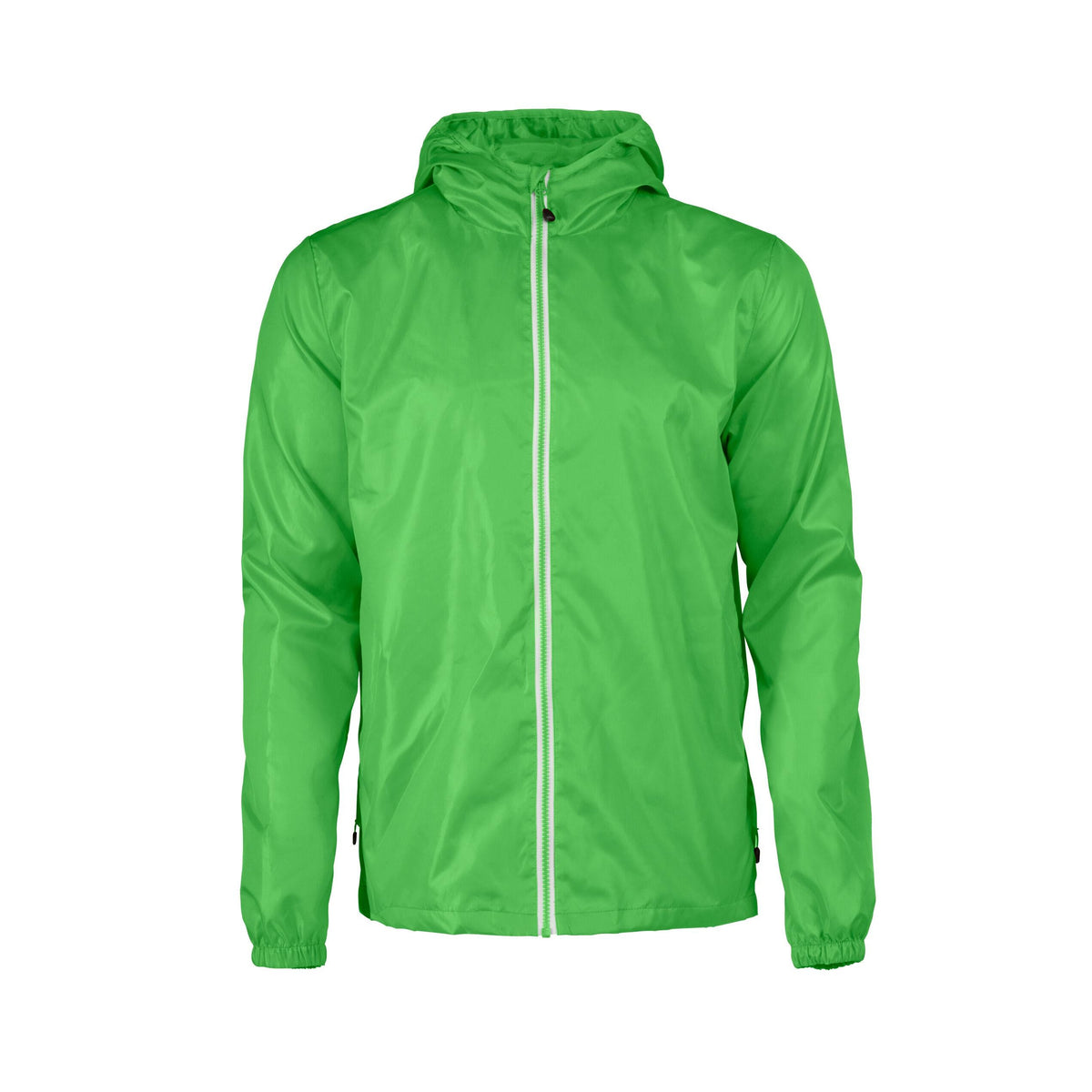 Grey - Front - Printer RED Mens Fastplant Waterproof Jacket