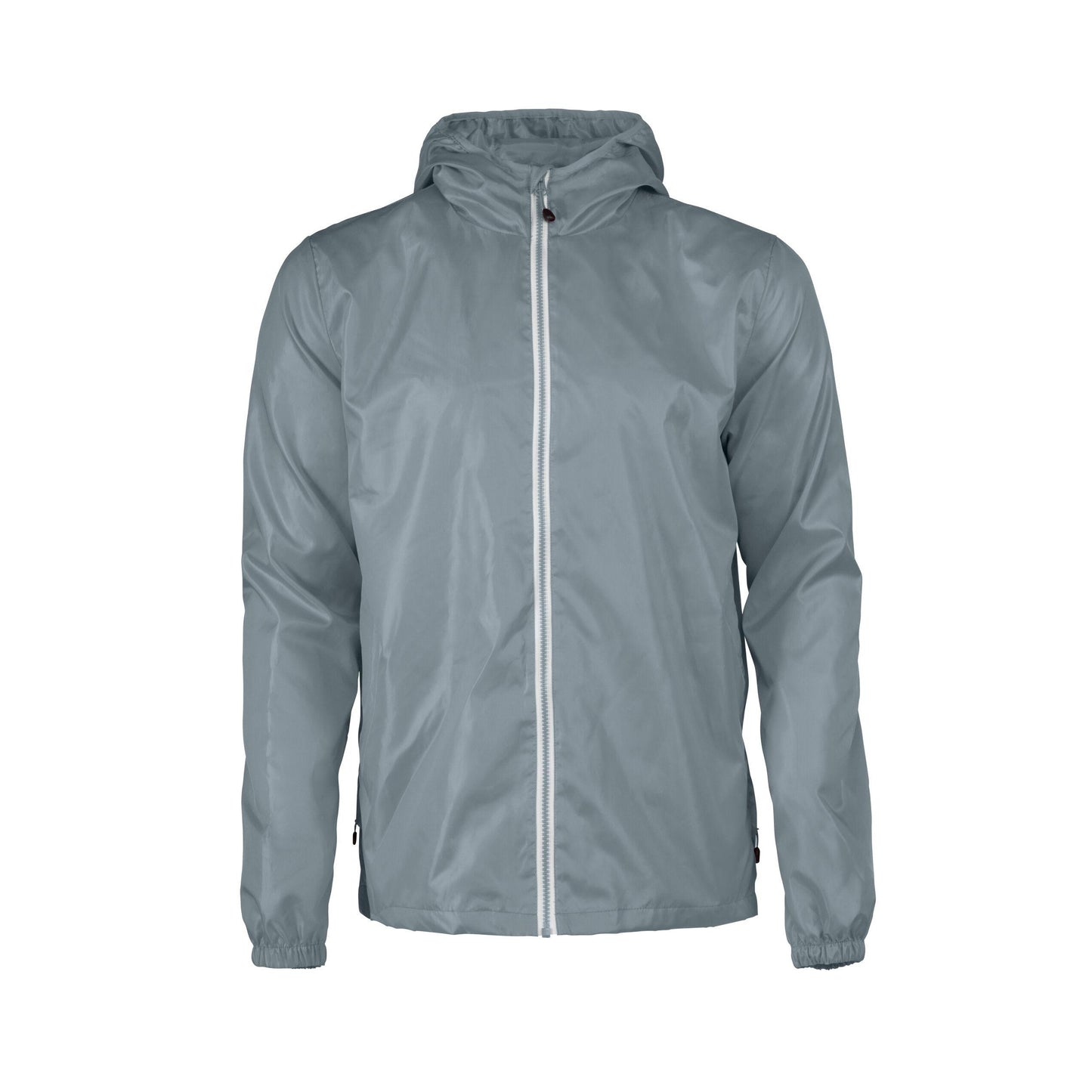 Grey - Back - Printer RED Mens Fastplant Waterproof Jacket