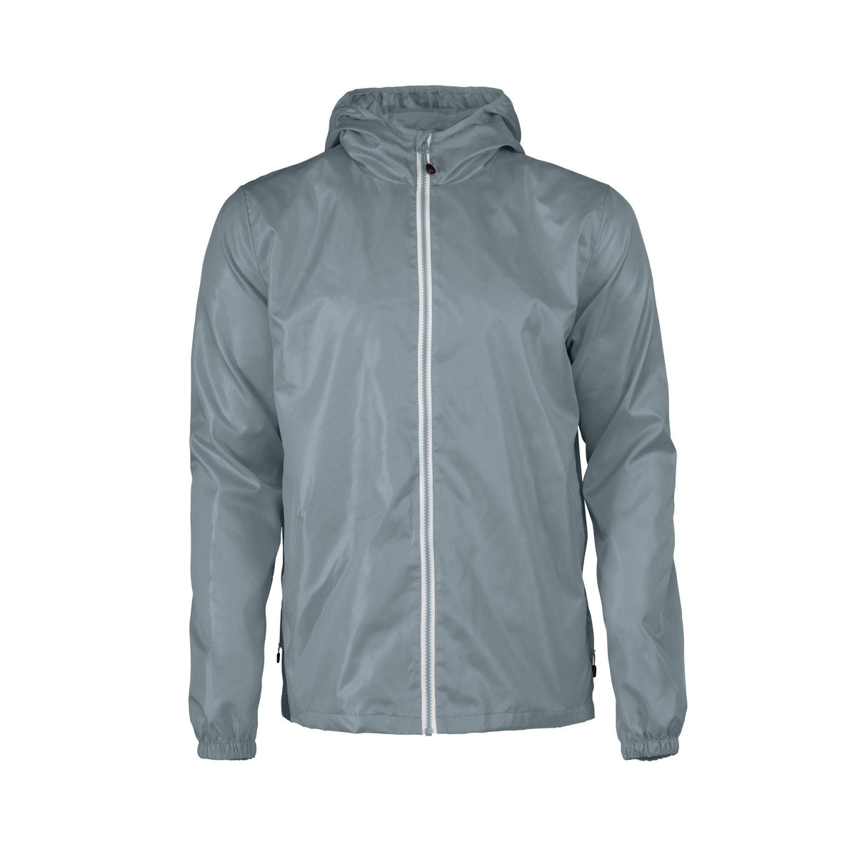 Grey - Back - Printer RED Mens Fastplant Waterproof Jacket