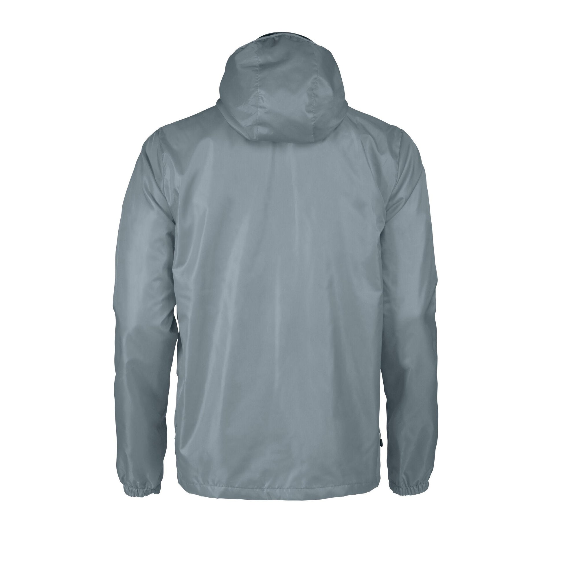 Grey - Side - Printer RED Mens Fastplant Waterproof Jacket