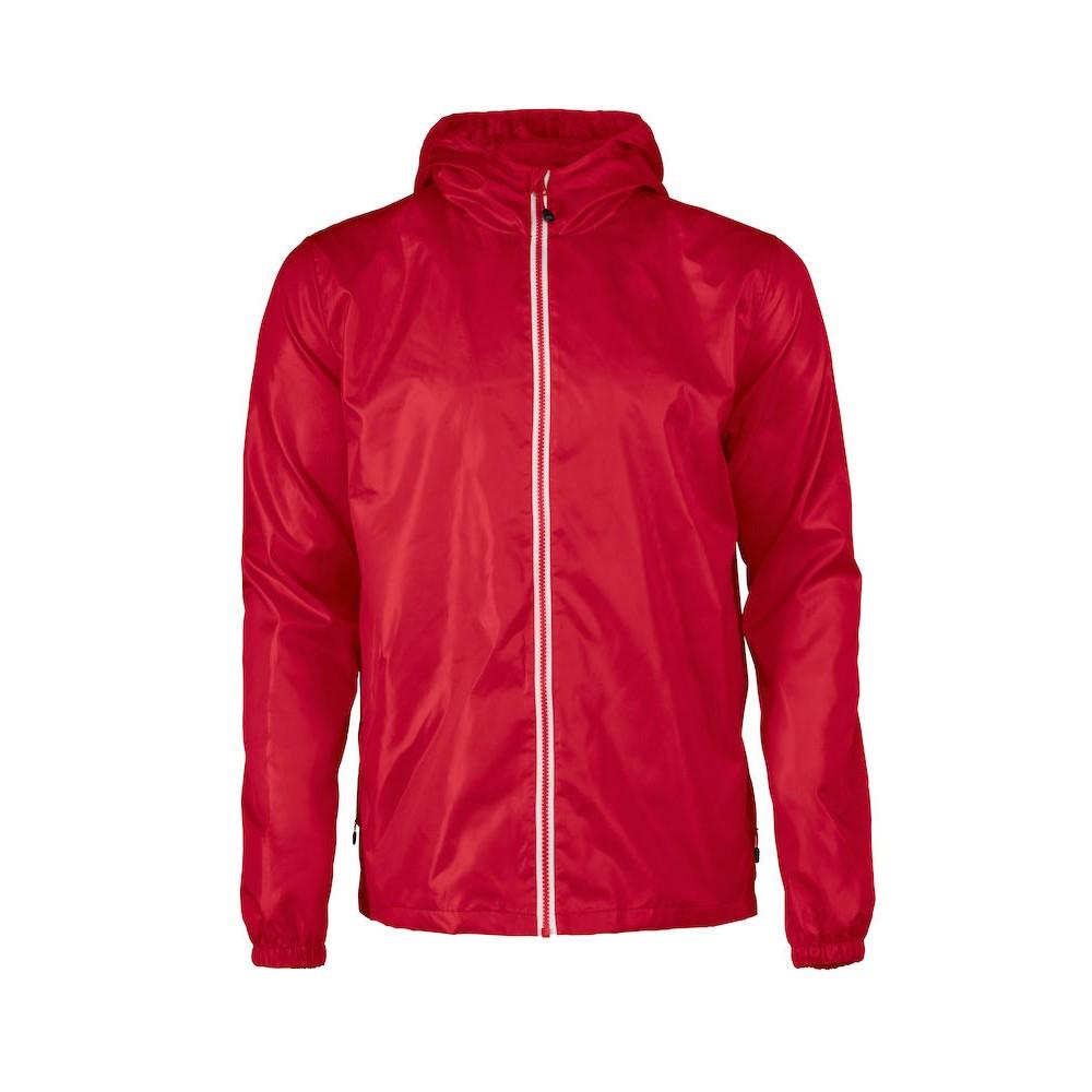 Red - Front - Printer RED Mens Fastplant Waterproof Jacket