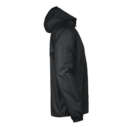 Black - Side - Printer RED Mens Fastplant Waterproof Jacket