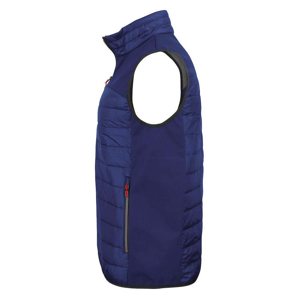 Navy - Side - Printer Mens Expedition Gilet