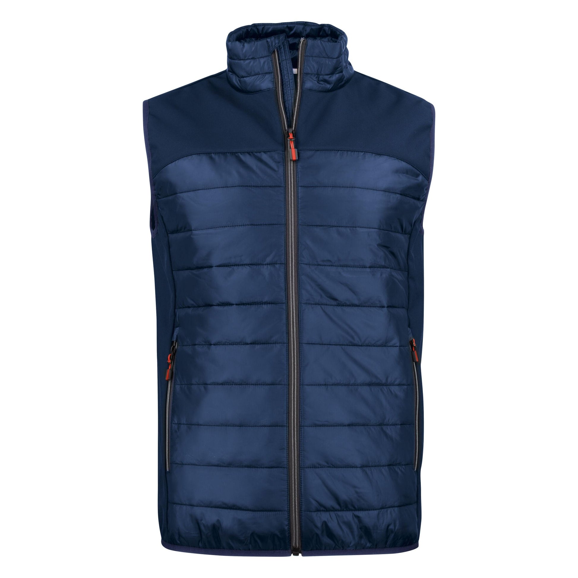 Dark Navy - Front - Printer Mens Expedition Gilet