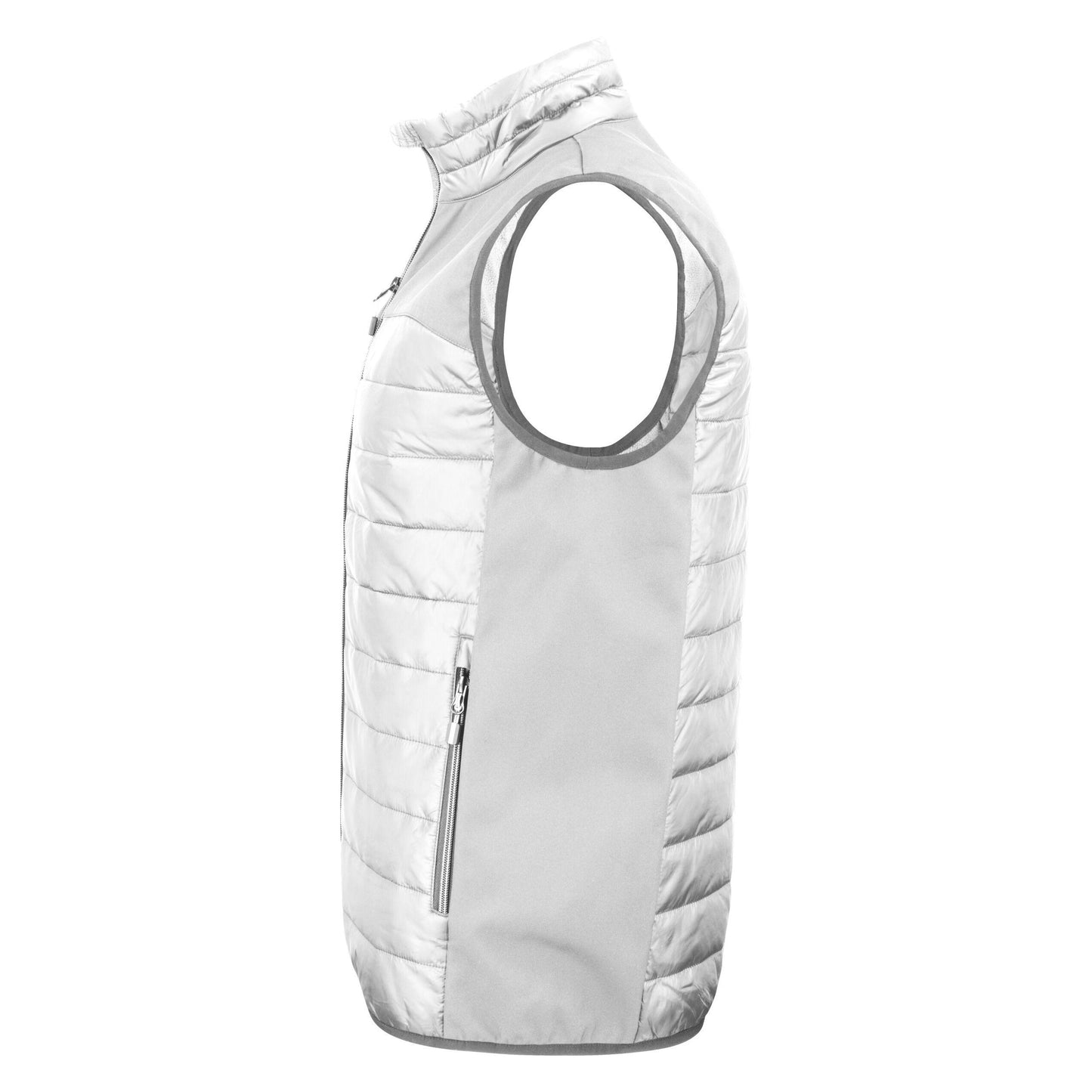 White - Lifestyle - Printer Mens Expedition Gilet
