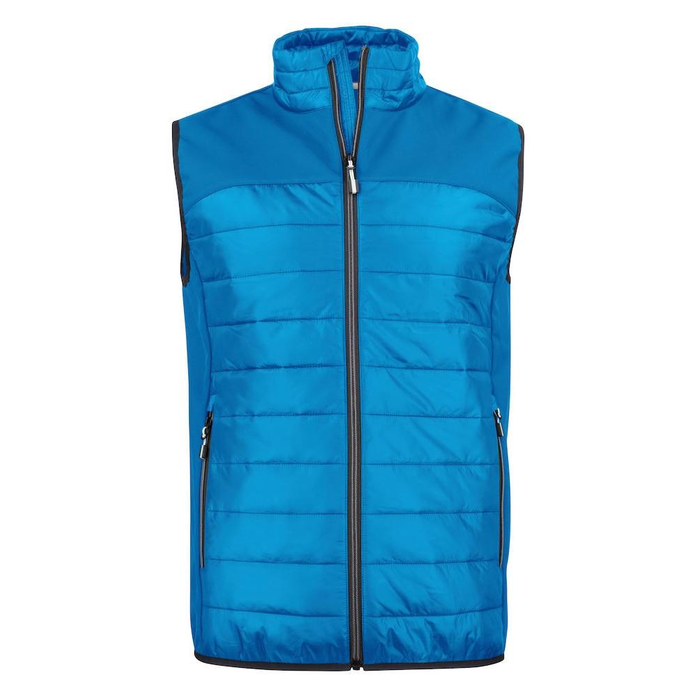 Ocean Blue - Front - Printer Mens Expedition Gilet
