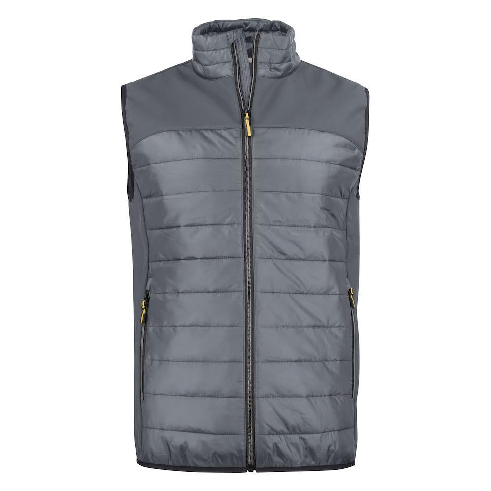 Steel Grey - Front - Printer Mens Expedition Gilet