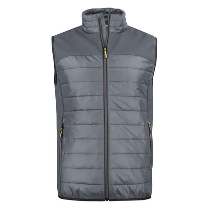 Steel Grey - Front - Printer Mens Expedition Gilet