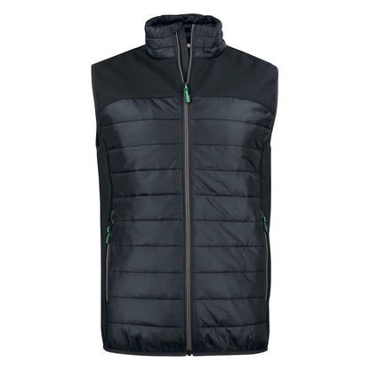 Black - Front - Printer Mens Expedition Gilet