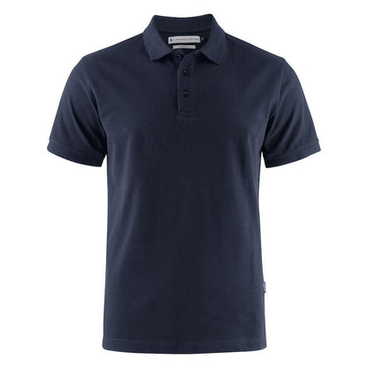 Navy - Front - James Harvest Mens Neptune Modern Polo Shirt