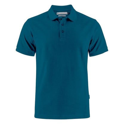 Petrol - Front - James Harvest Mens Neptune Modern Polo Shirt