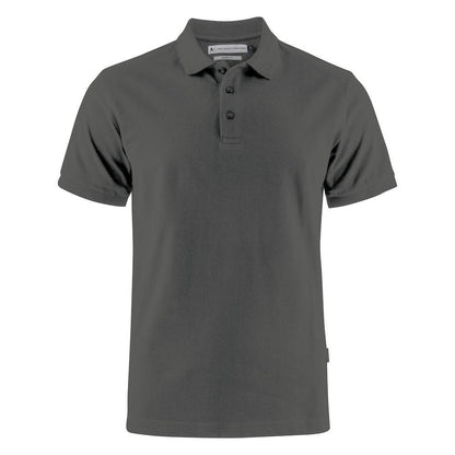 Anthracite - Front - James Harvest Mens Neptune Modern Polo Shirt