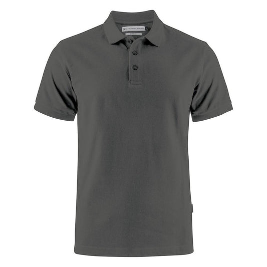 Anthracite - Front - James Harvest Mens Neptune Modern Polo Shirt