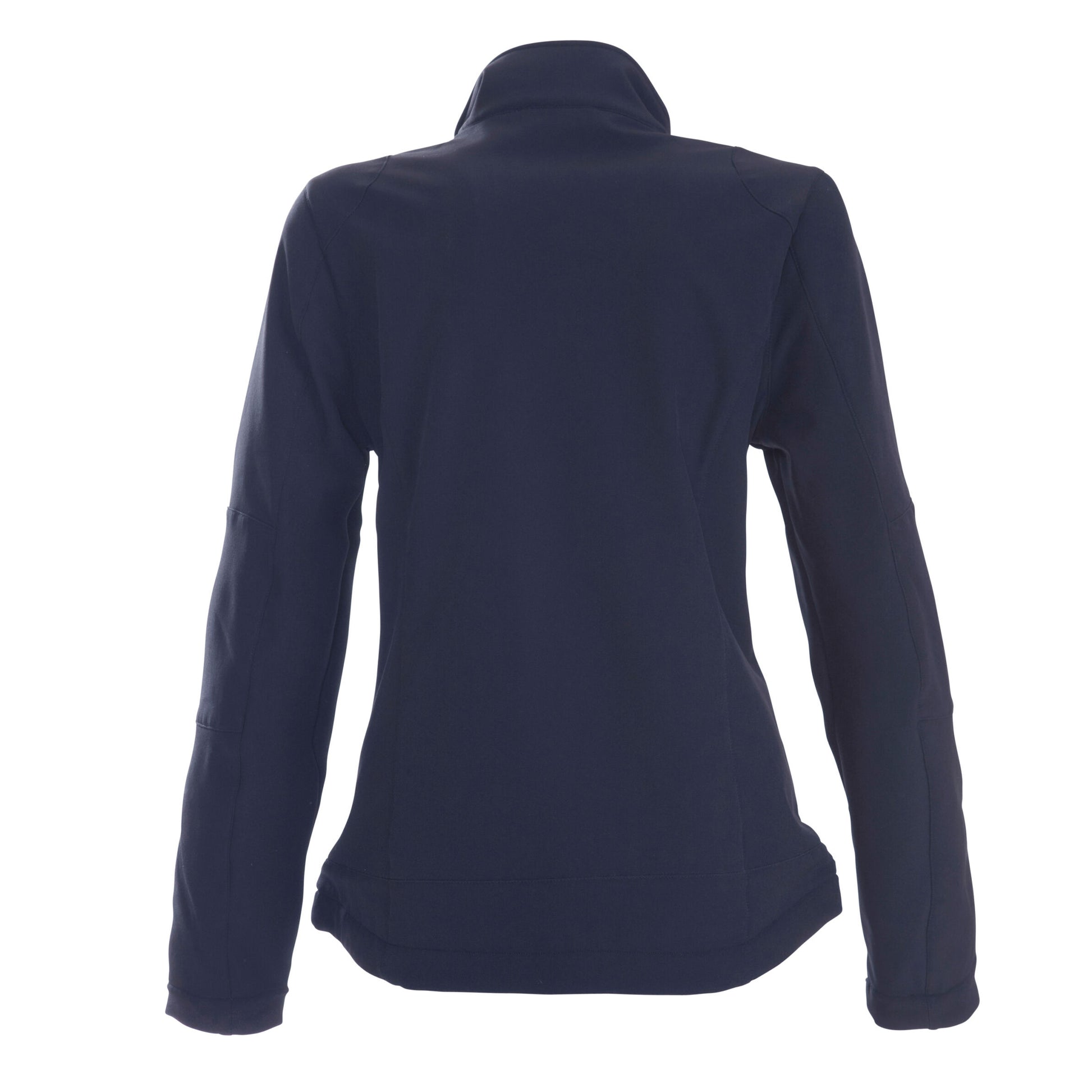 Navy - Back - Printer Womens-Ladies Trial Soft Shell Jacket