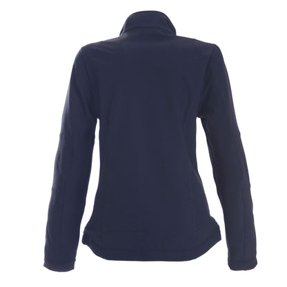 Navy - Back - Printer Womens-Ladies Trial Soft Shell Jacket