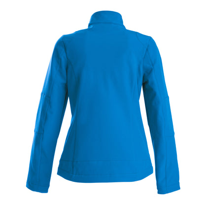 Ocean Blue - Back - Printer Womens-Ladies Trial Soft Shell Jacket