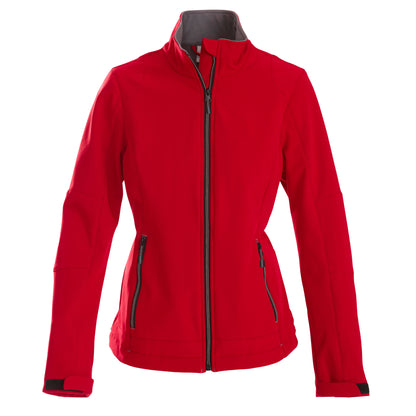 Red - Front - Printer Womens-Ladies Trial Soft Shell Jacket