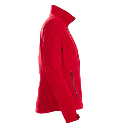 Red - Lifestyle - Printer Womens-Ladies Trial Soft Shell Jacket