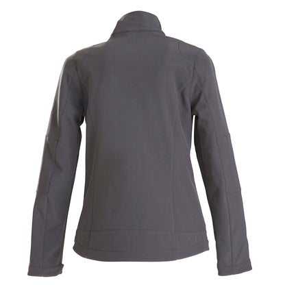 Steel Grey - Back - Printer Womens-Ladies Trial Soft Shell Jacket