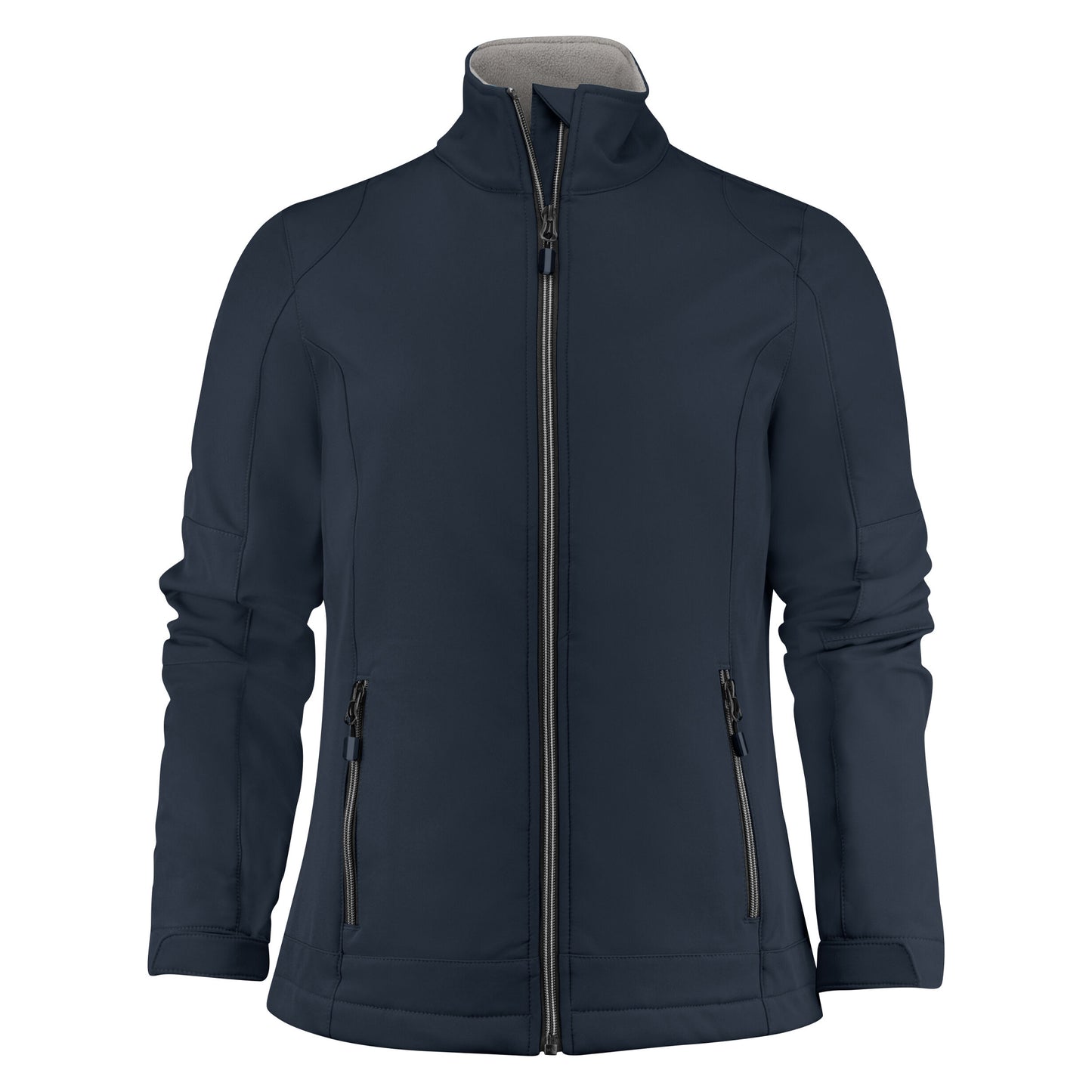 Dark Navy - Front - Printer Womens-Ladies Trial Soft Shell Jacket