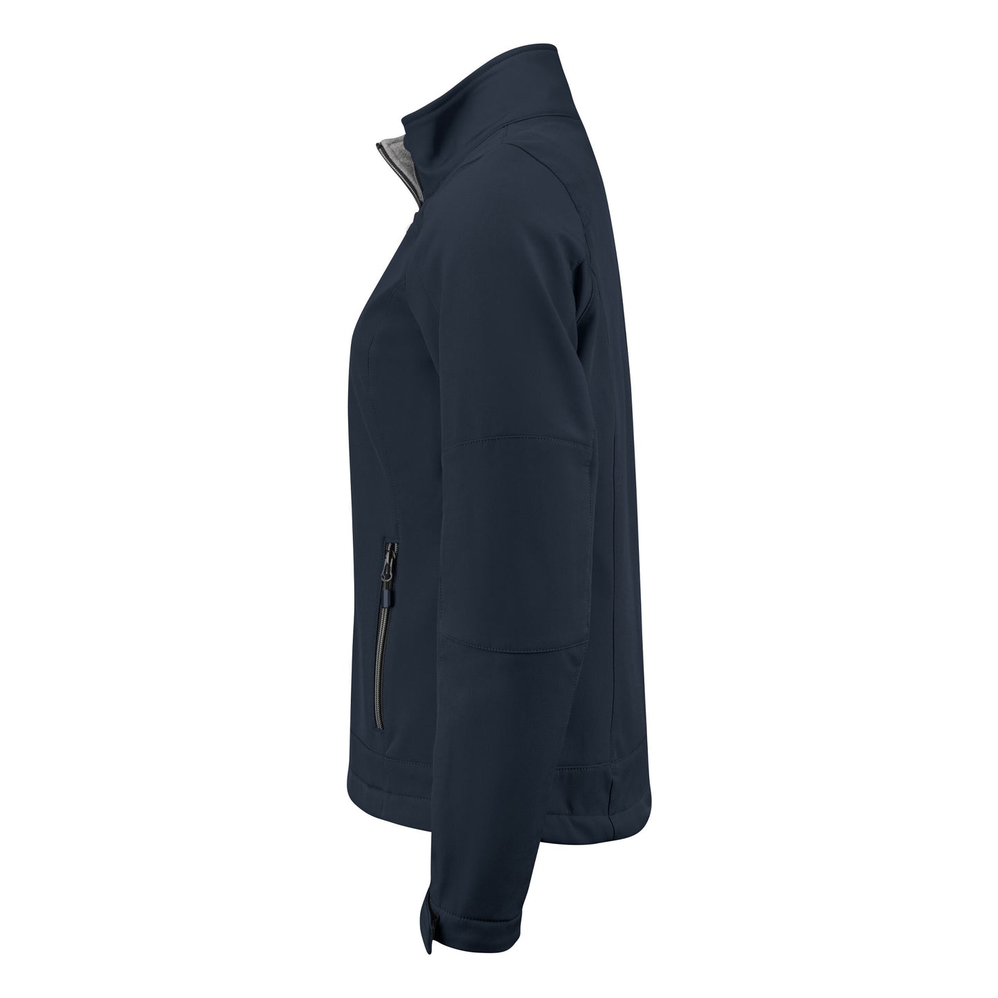 Dark Navy - Back - Printer Womens-Ladies Trial Soft Shell Jacket