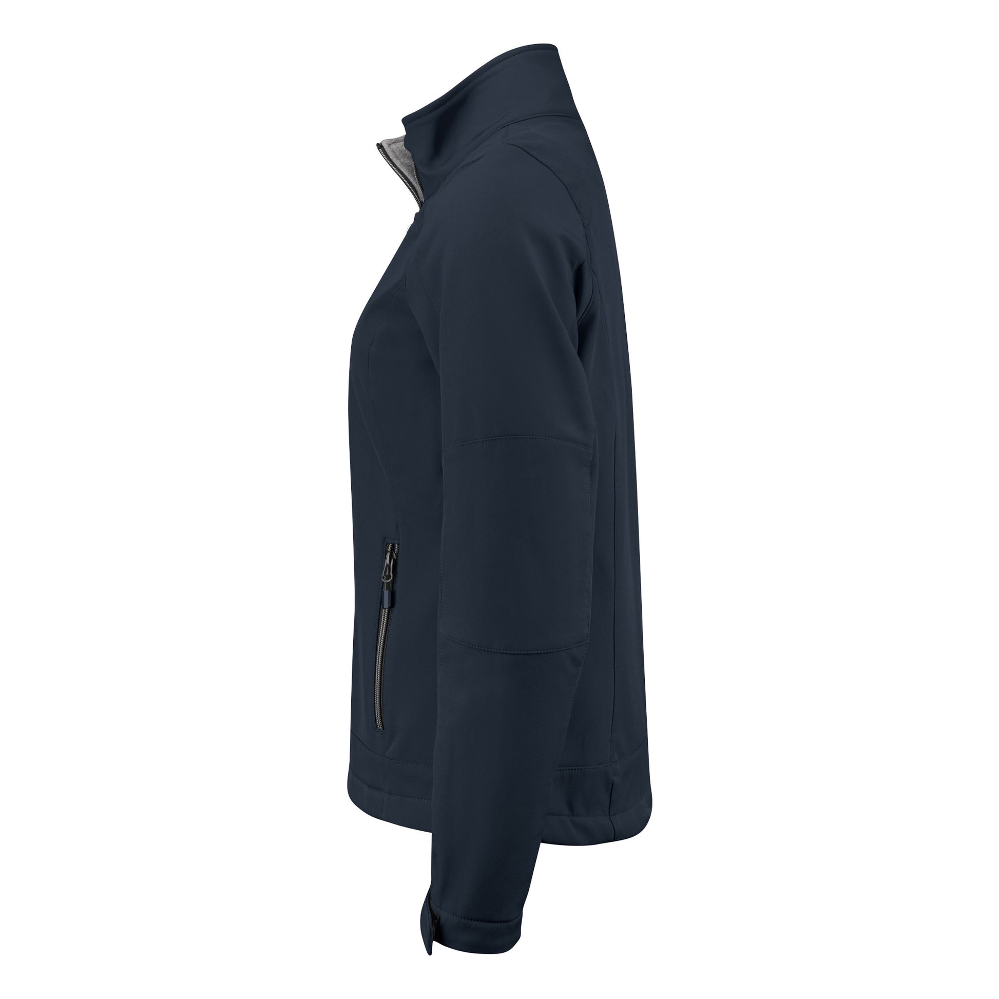 Dark Navy - Back - Printer Womens-Ladies Trial Soft Shell Jacket