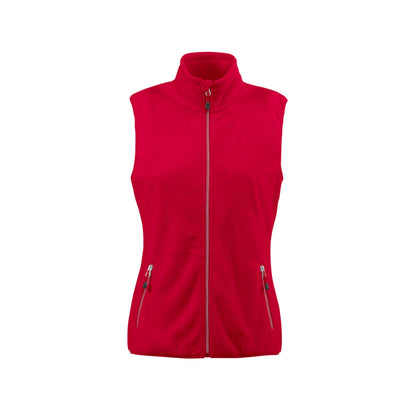 Bright Blue - Front - Printer RED Womens-Ladies Sideflip Body Warmer