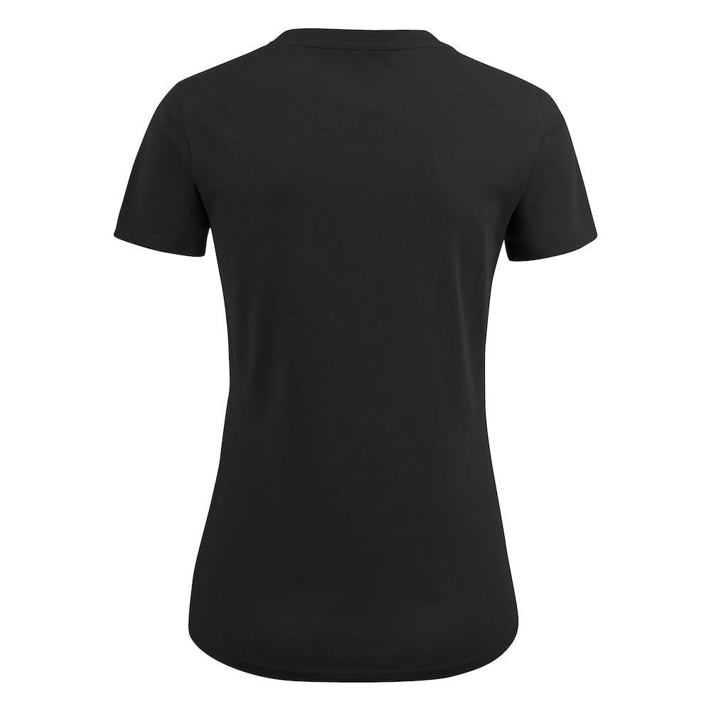 Black - Back - Harvest Womens-Ladies American U T-Shirt